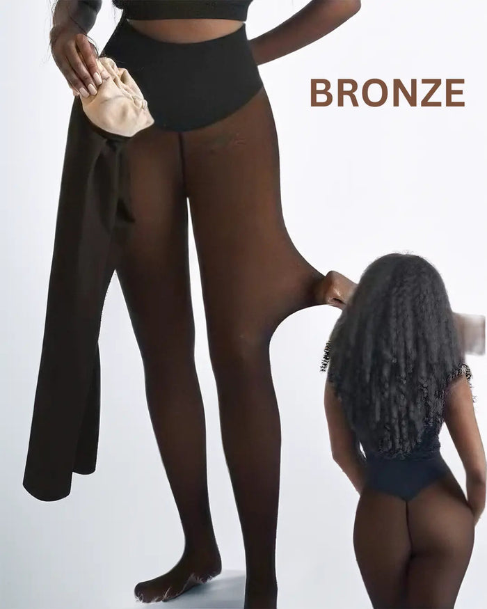 Bronze thermal tights — reference product imagery